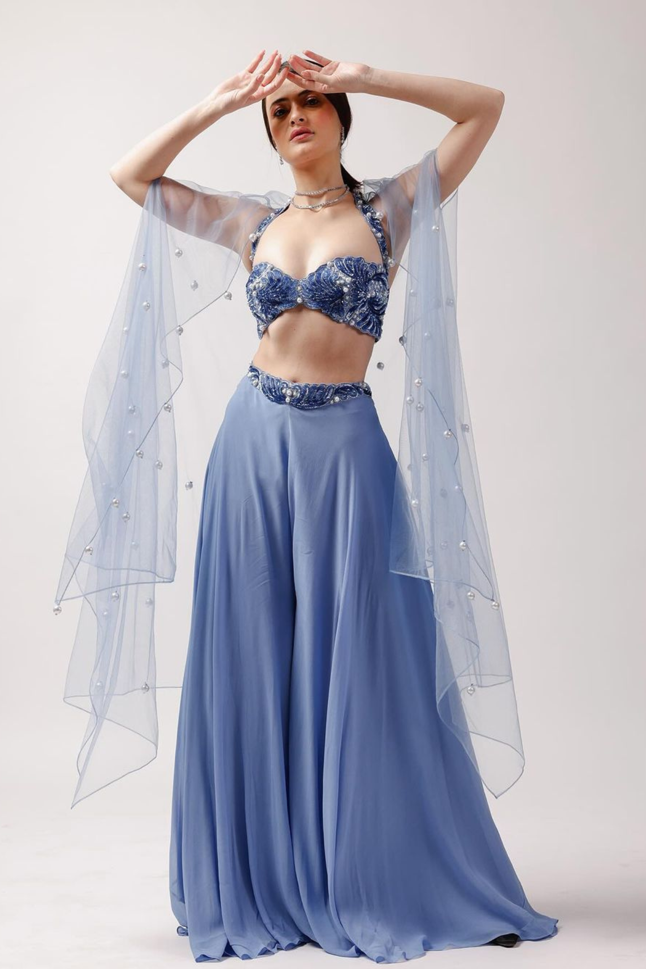 Ocean Breeze Indo-Western Set