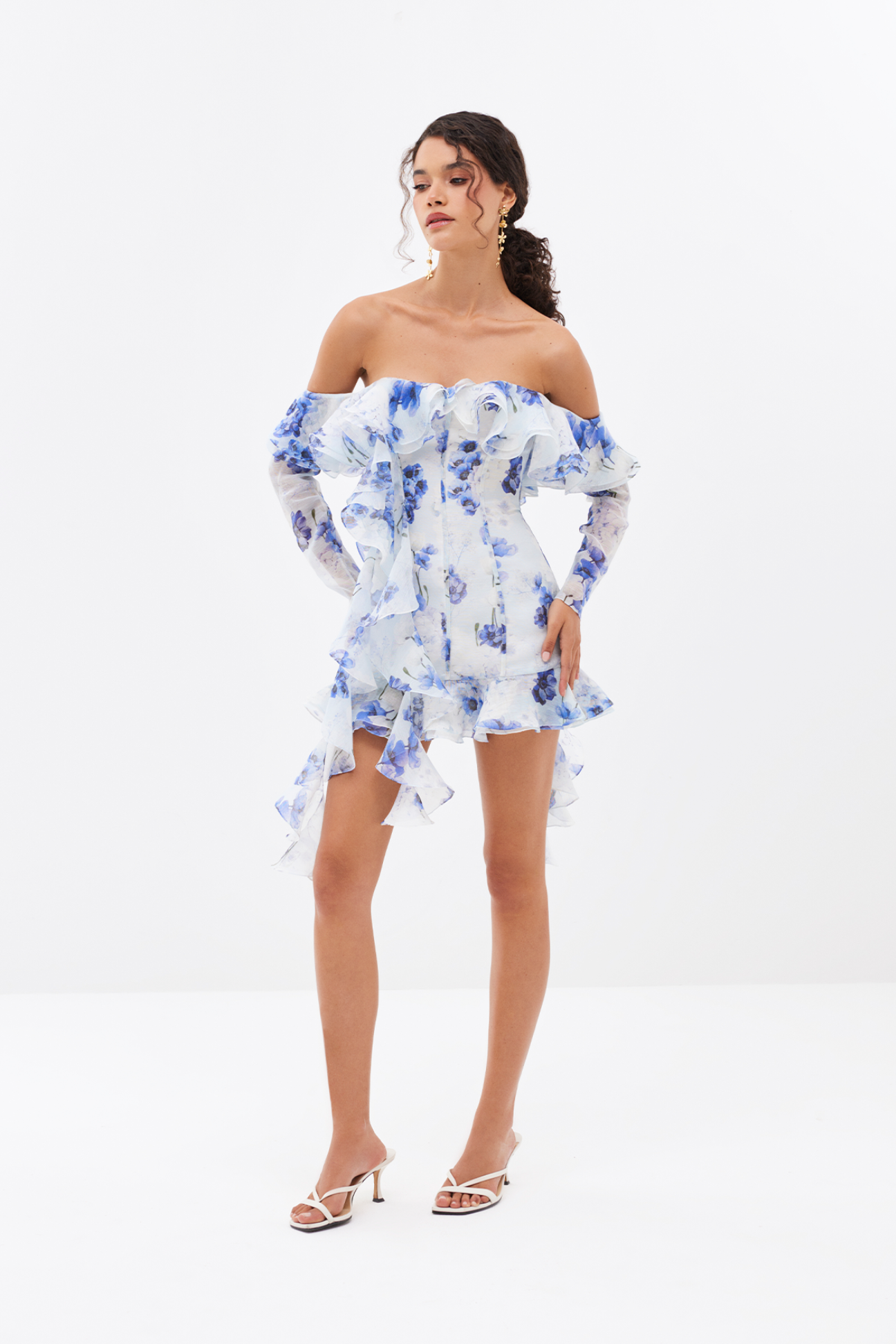 Blue Blossom Nerine Dress