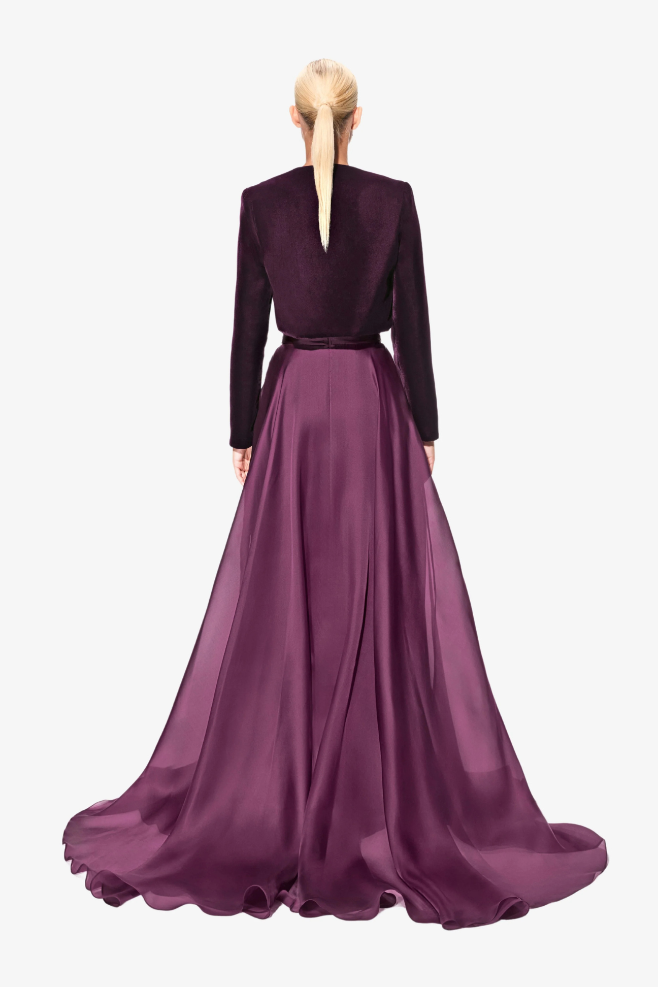 Jacket & Strapless Flared Dress