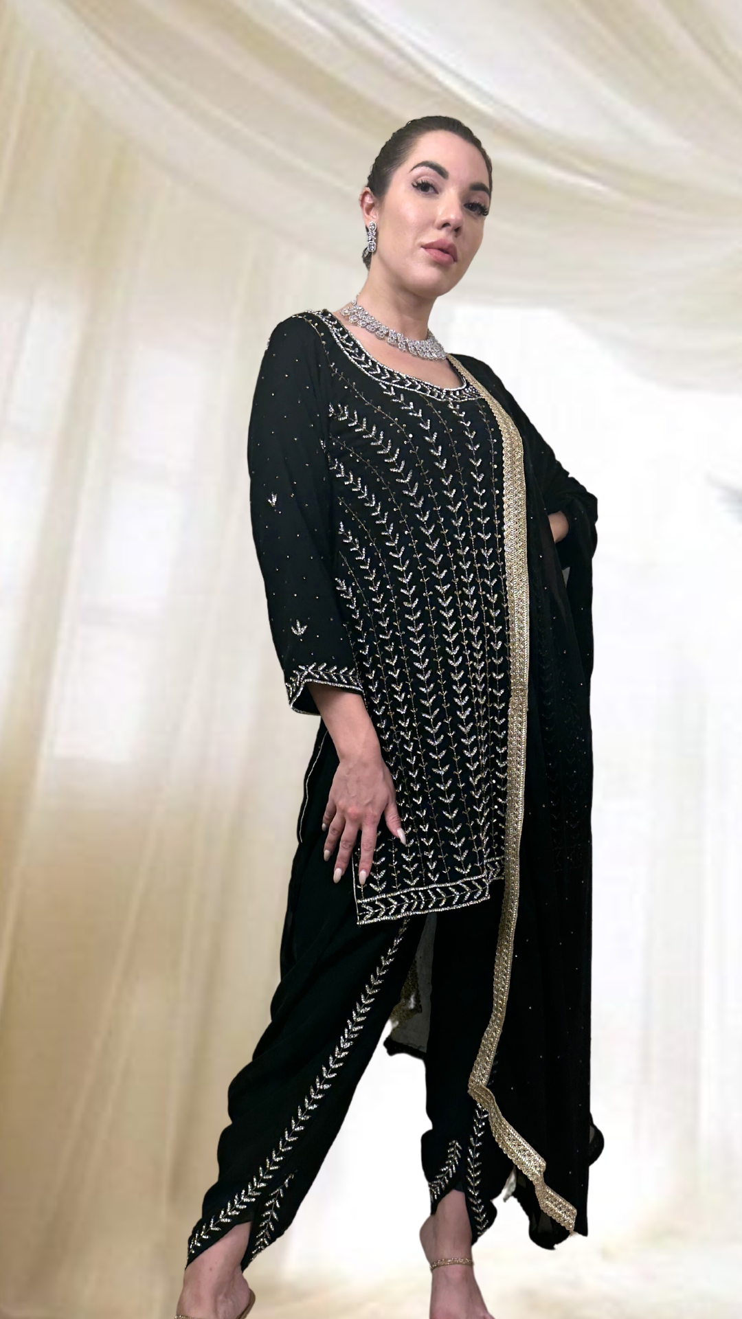 Black Kurta & Salwar Set