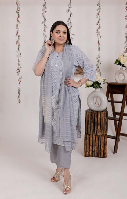 Chikankari Suit Set