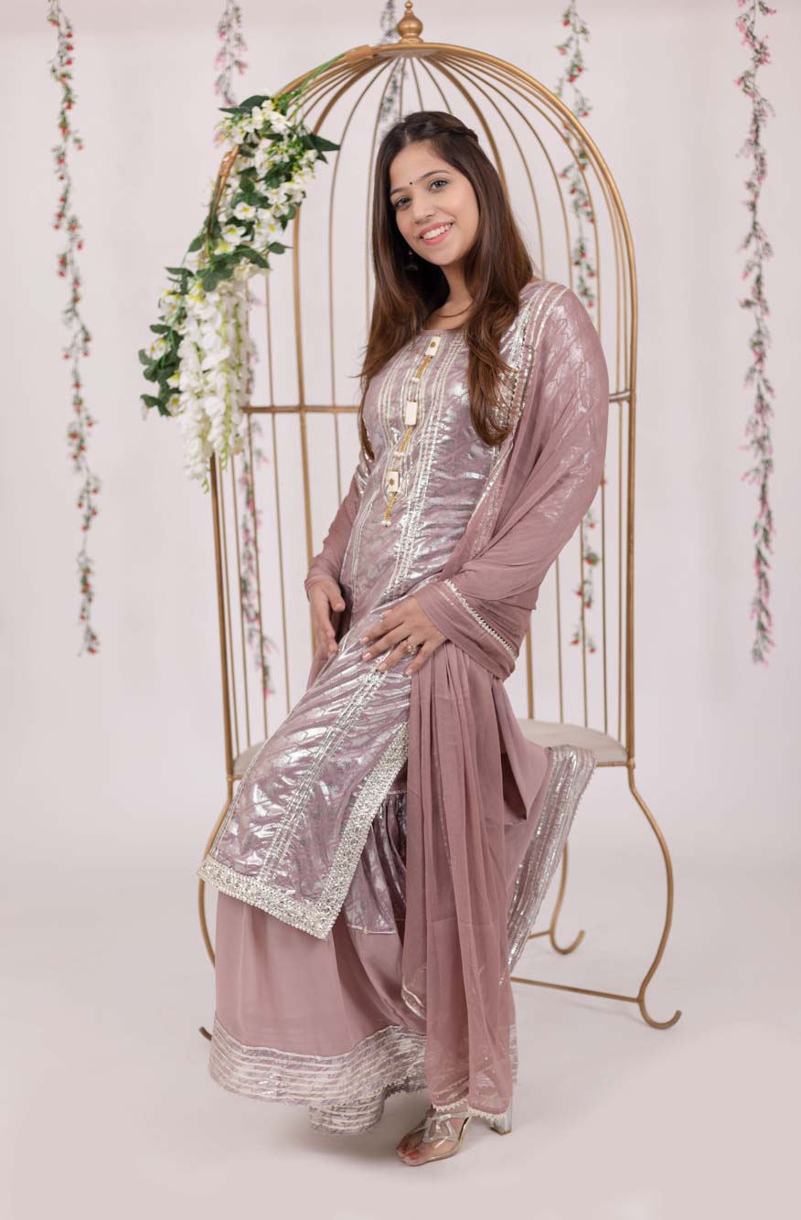 Foil Georgette Suit Set