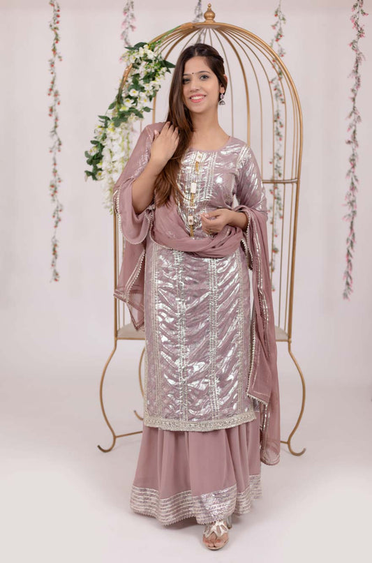 Foil Georgette Suit Set