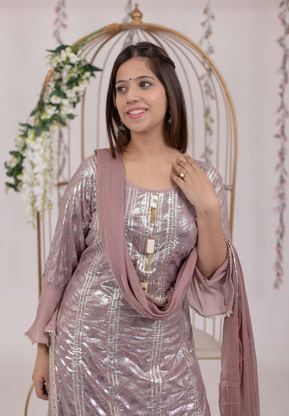 Foil Georgette Suit Set