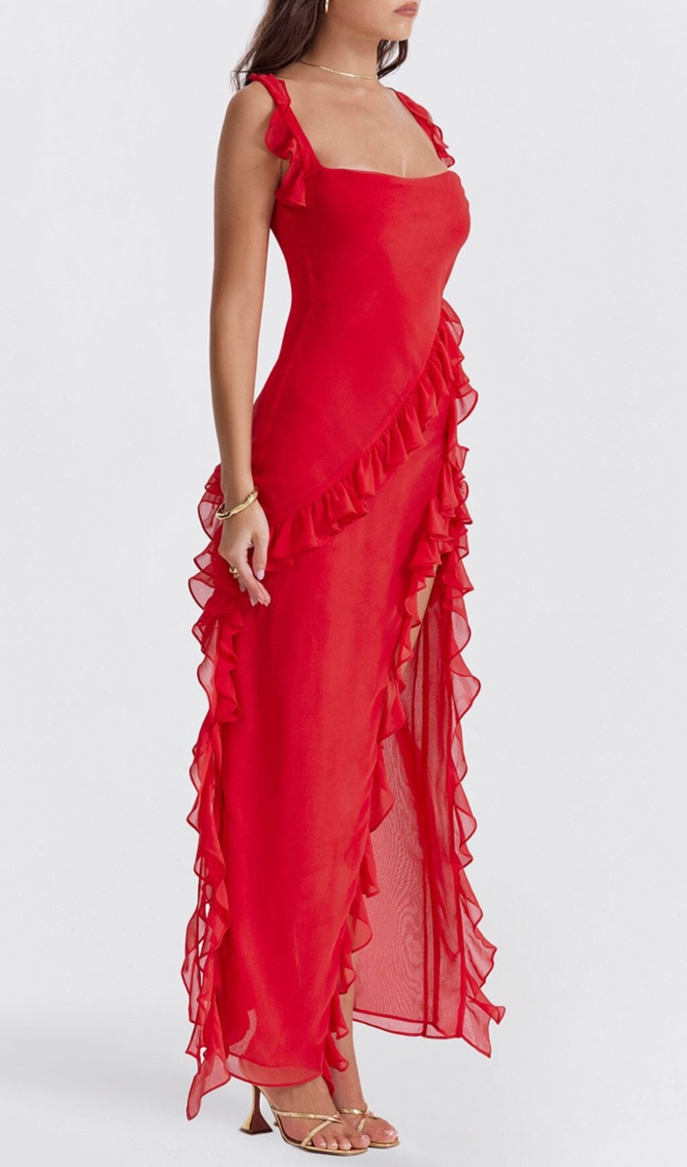 Ruffle Maxi Dress