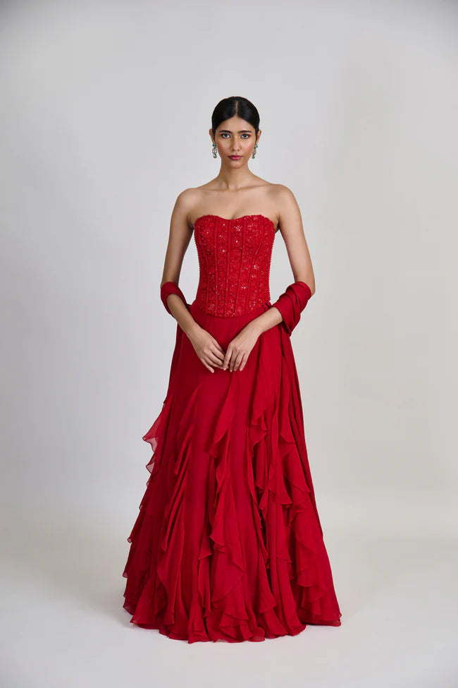 Fiery Muse Corset Set