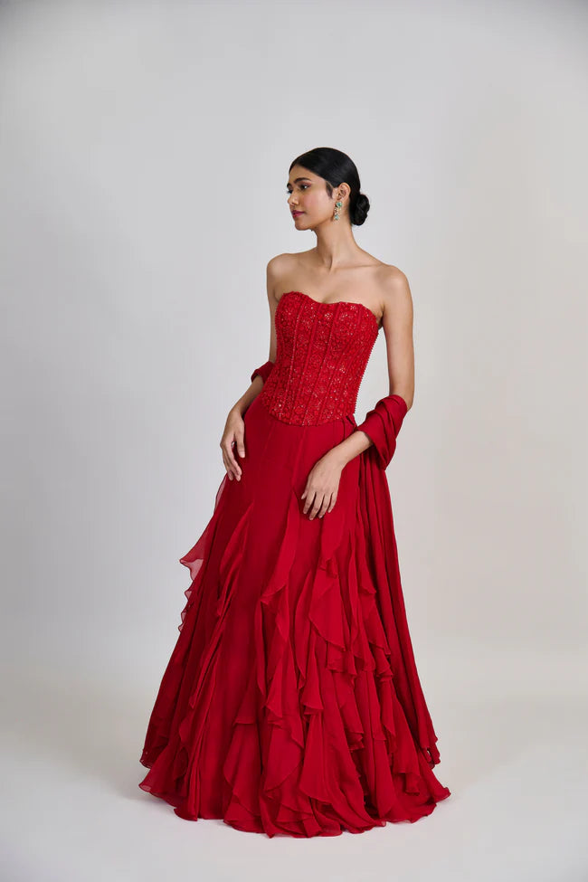 Fiery Muse Corset Set