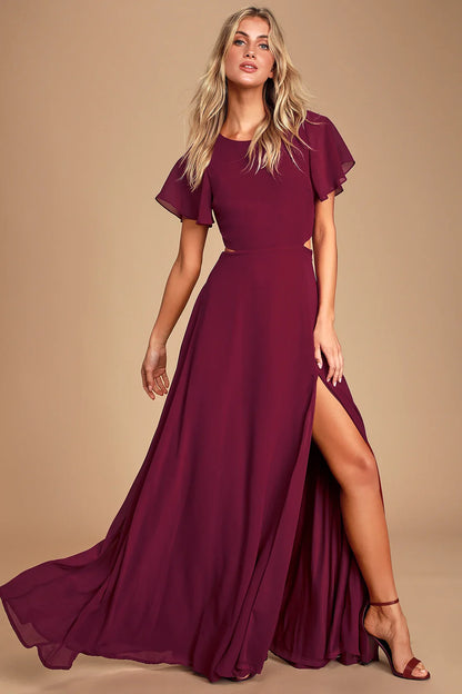 Bliss Garden Cutout Maxi Dress