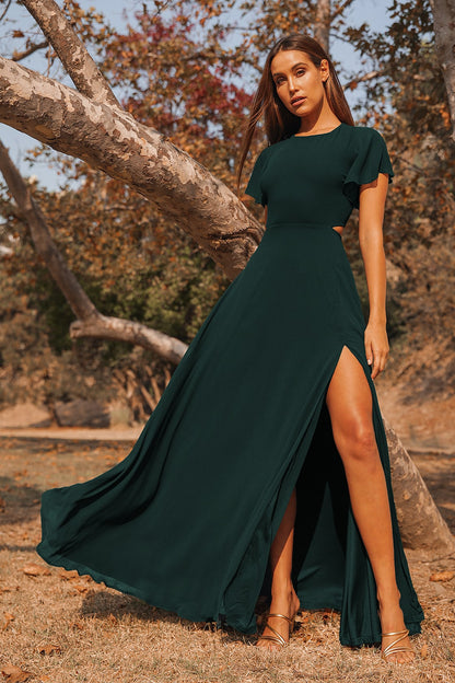 Bliss Garden Cutout Maxi Dress