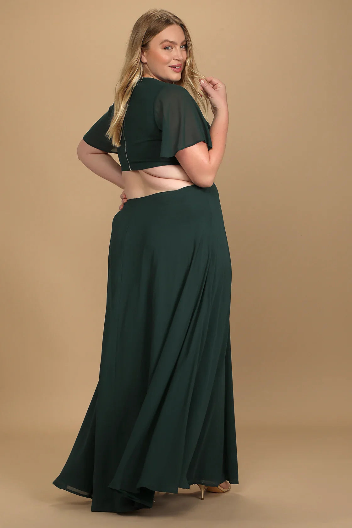 Bliss Garden Cutout Maxi Dress