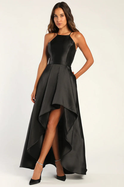 Showtime High-Low Maxi Dress