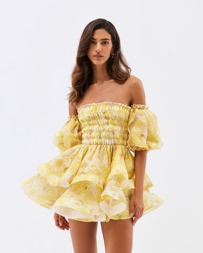 Buttercup Amaryllis Dress