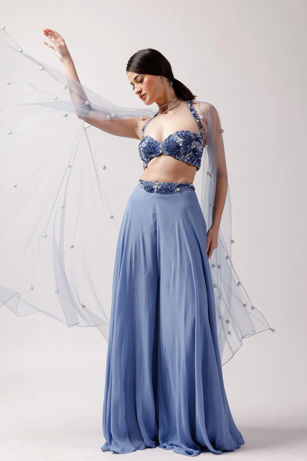 Ocean Breeze Indo-Western Set