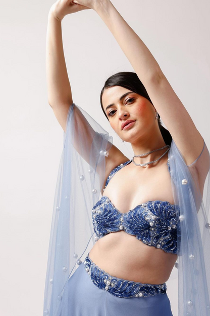 Ocean Breeze Indo-Western Set