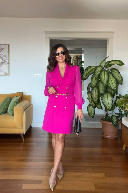 Belt Jacket Dress