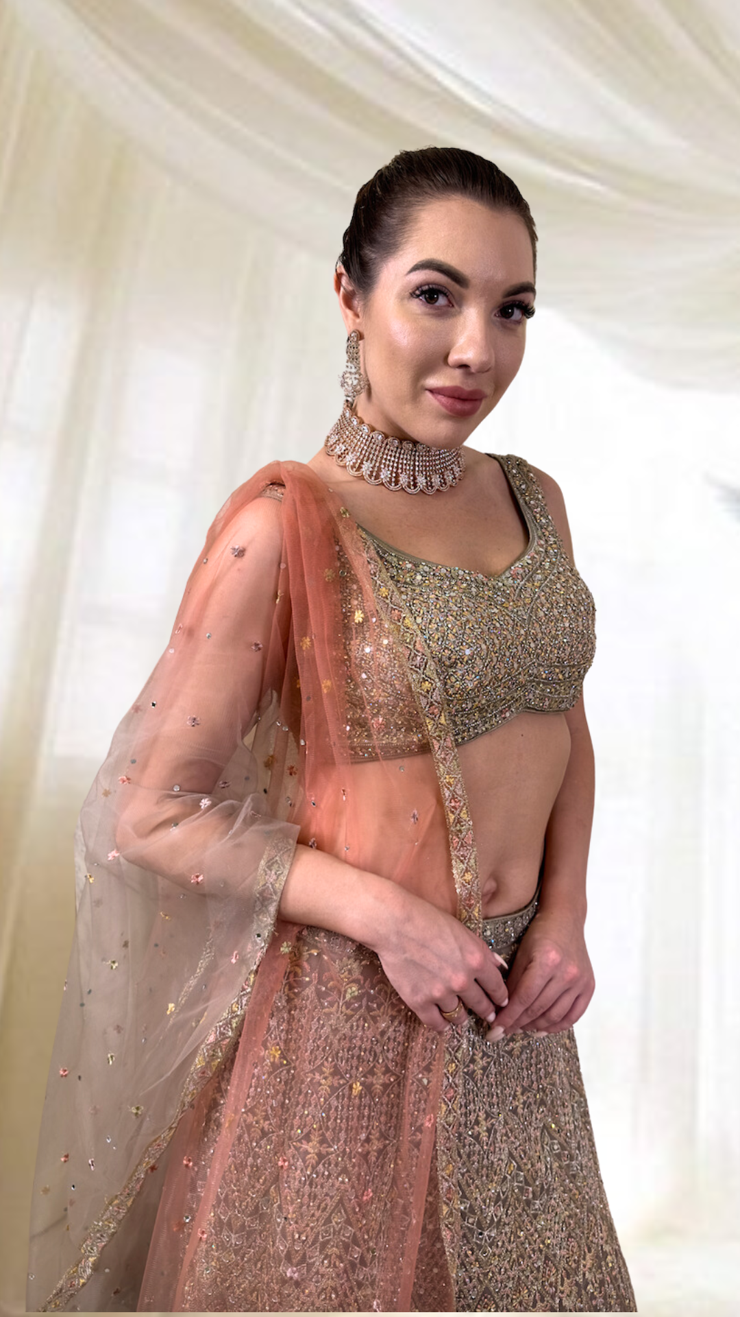 Golden Lehenga Set