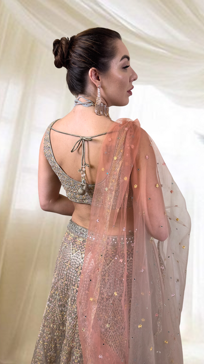Golden Lehenga Set