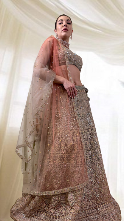 Golden Lehenga Set