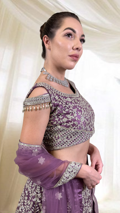 Purple Lehenga Set