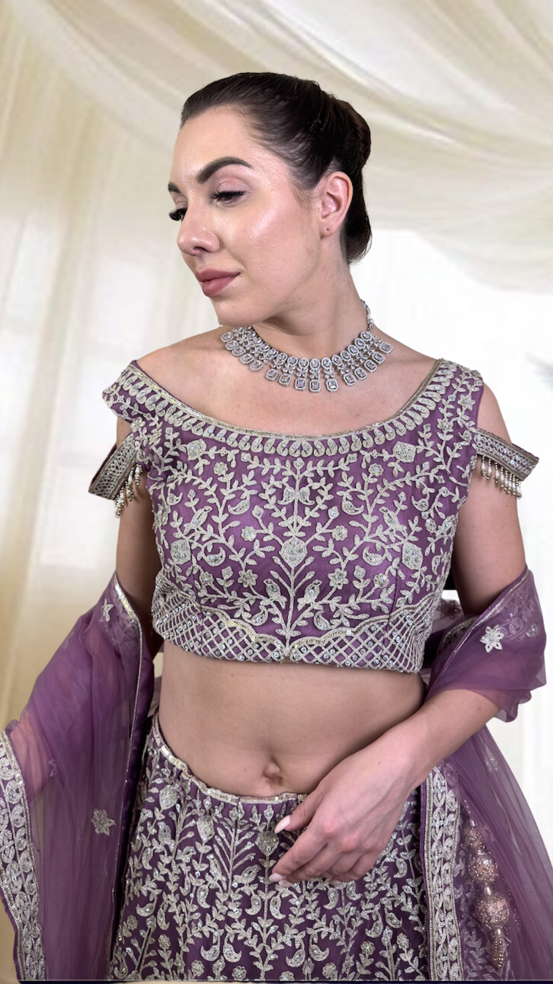 Purple Lehenga Set