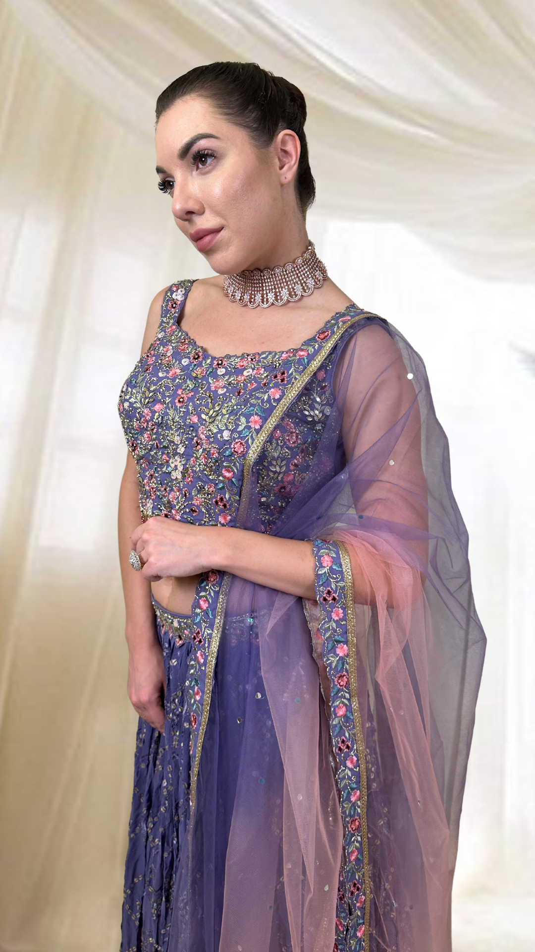 Purple Lehenga Set