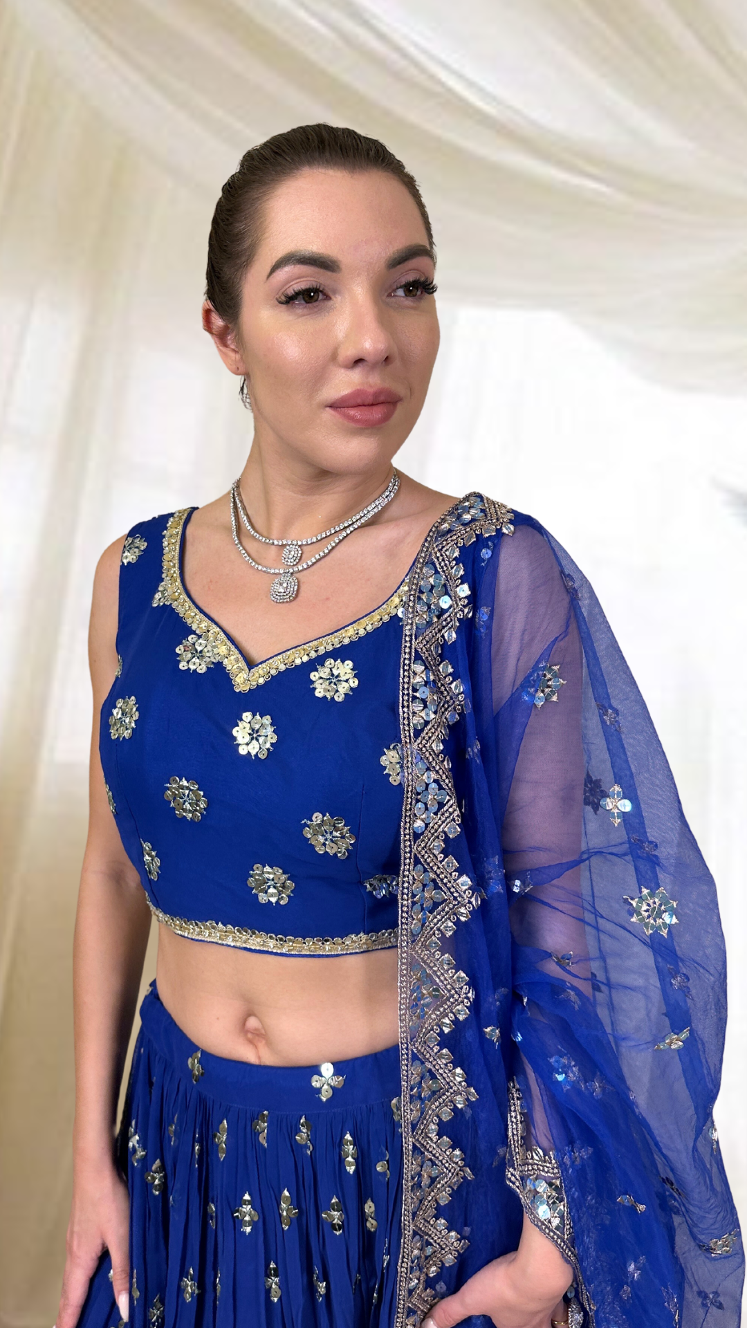 Royal Blue Lehenga Set