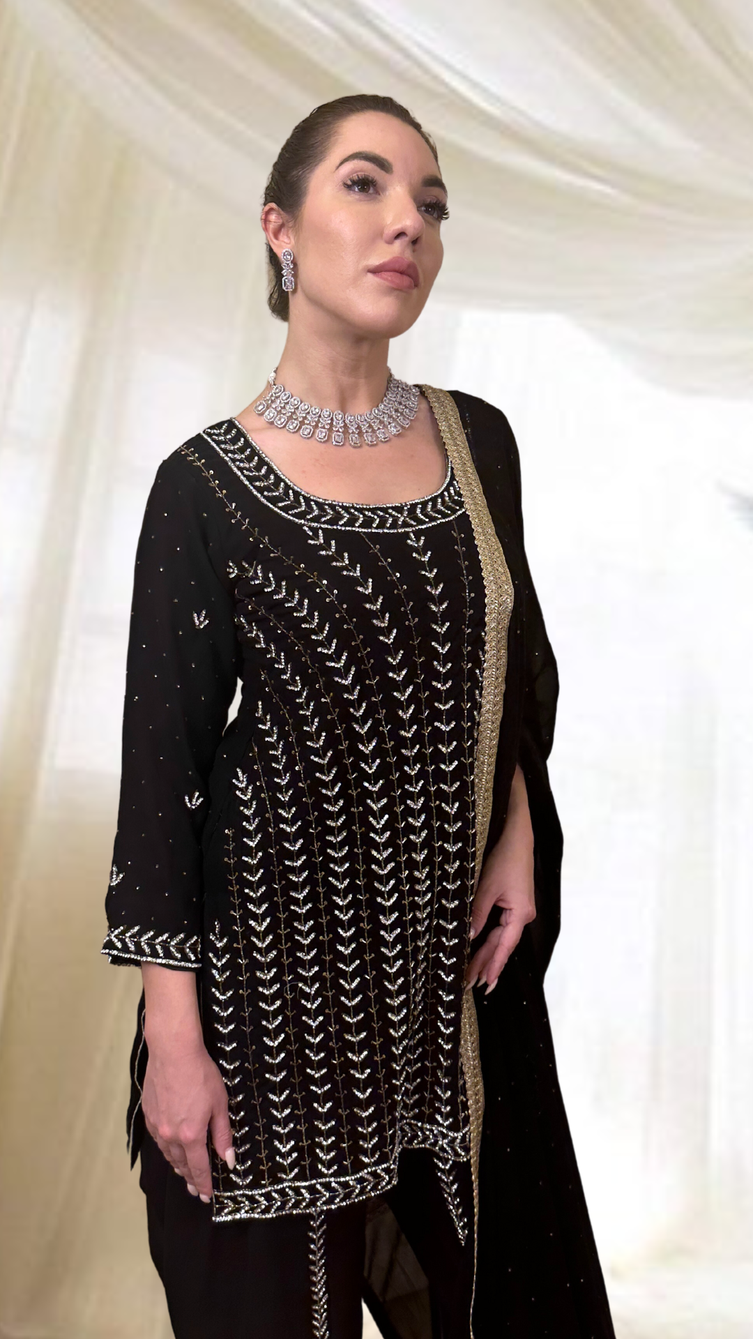 Black Kurta & Salwar Set