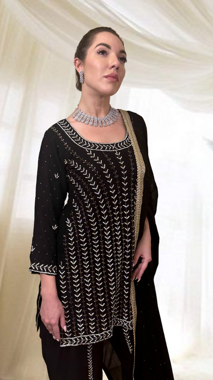 Black Kurta & Salwar Set