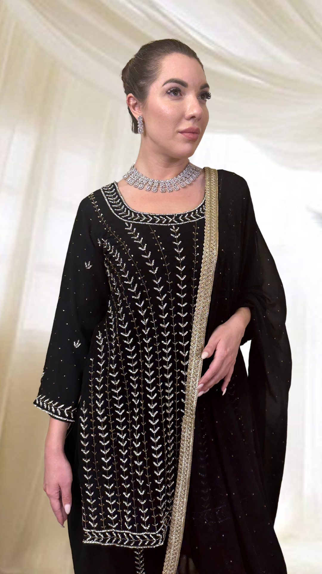 Black Kurta & Salwar Set
