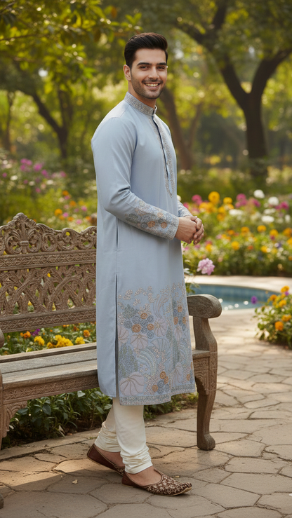 Royal Embroidered Kurta Set