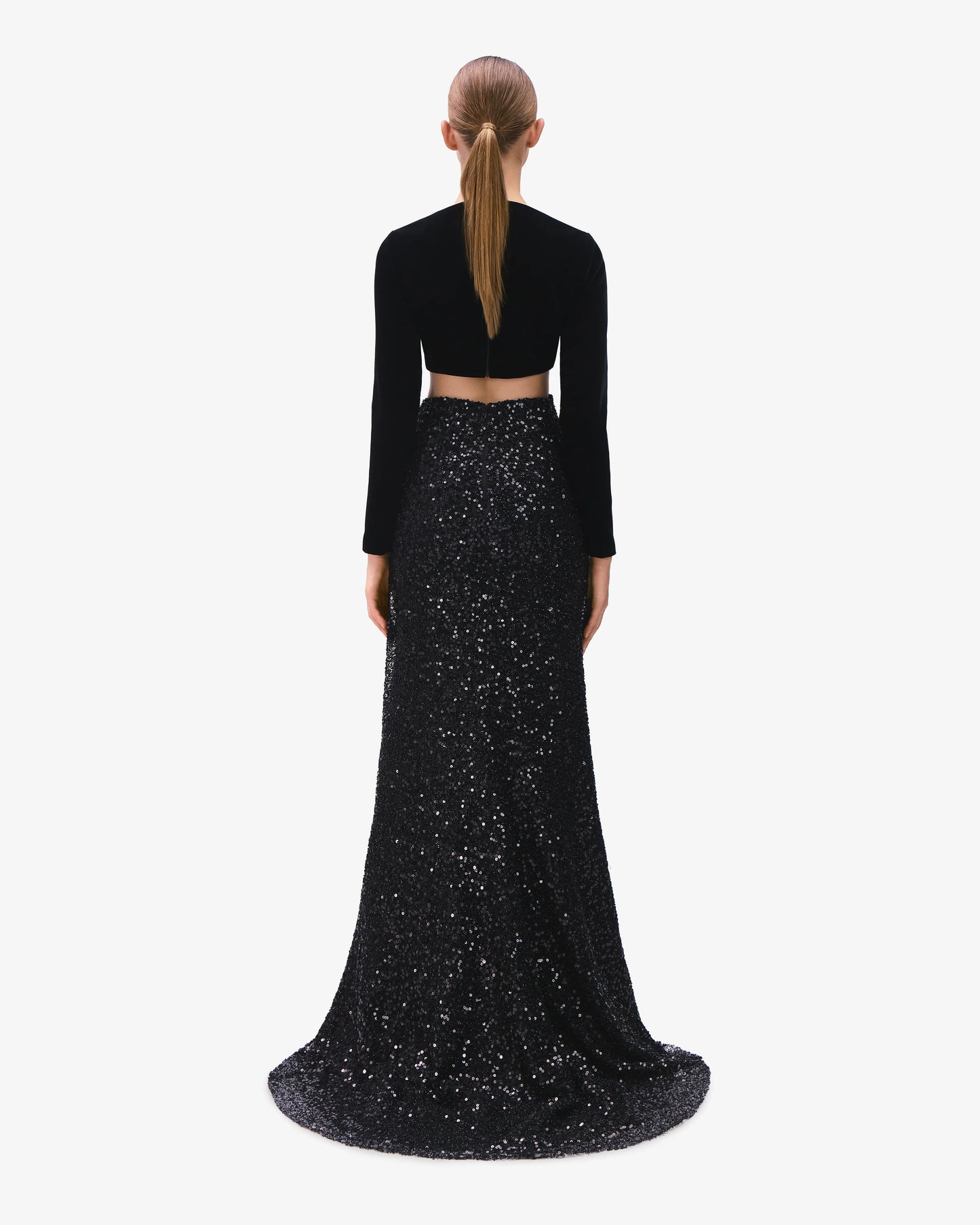 Radiant Lunar Cut-Out Dress