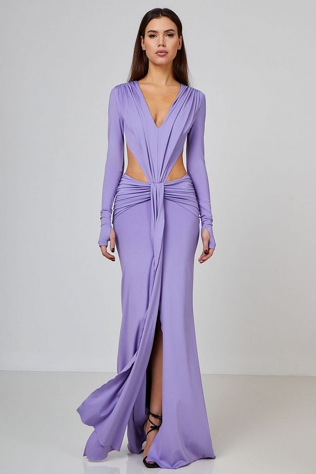 Lycra Luxe Backless Maxi