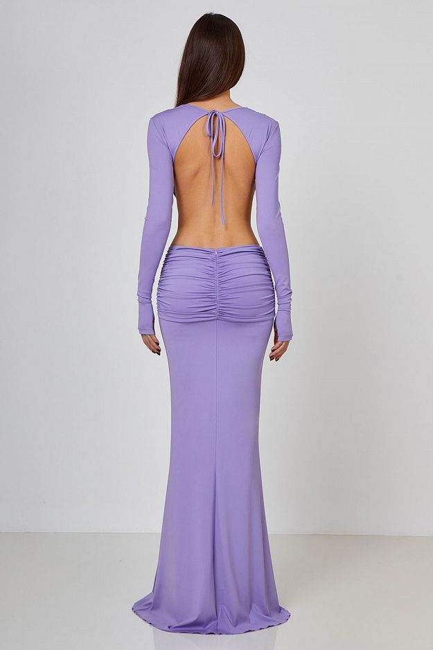 Lycra Luxe Backless Maxi