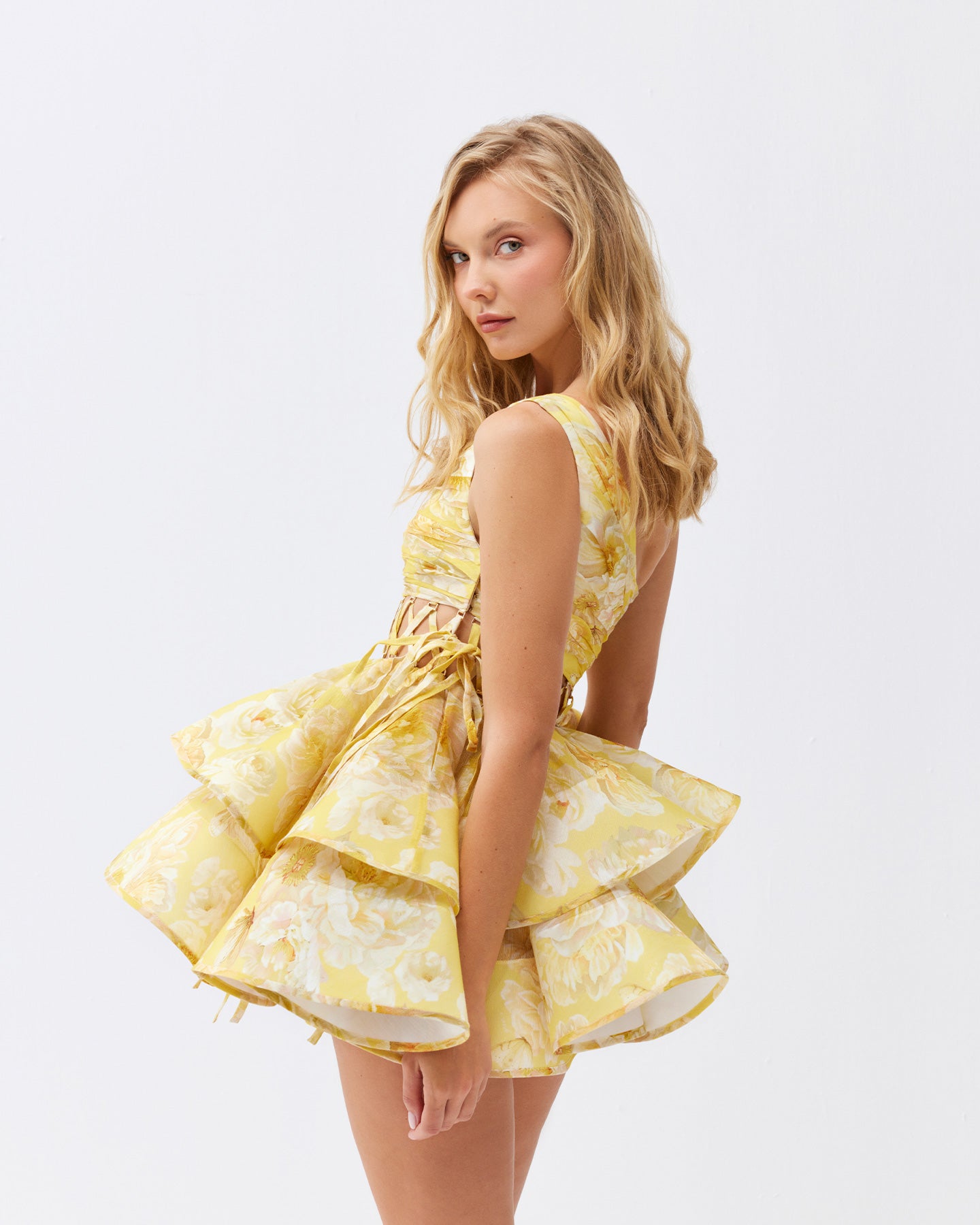 Buttercup One Shoulder Dress