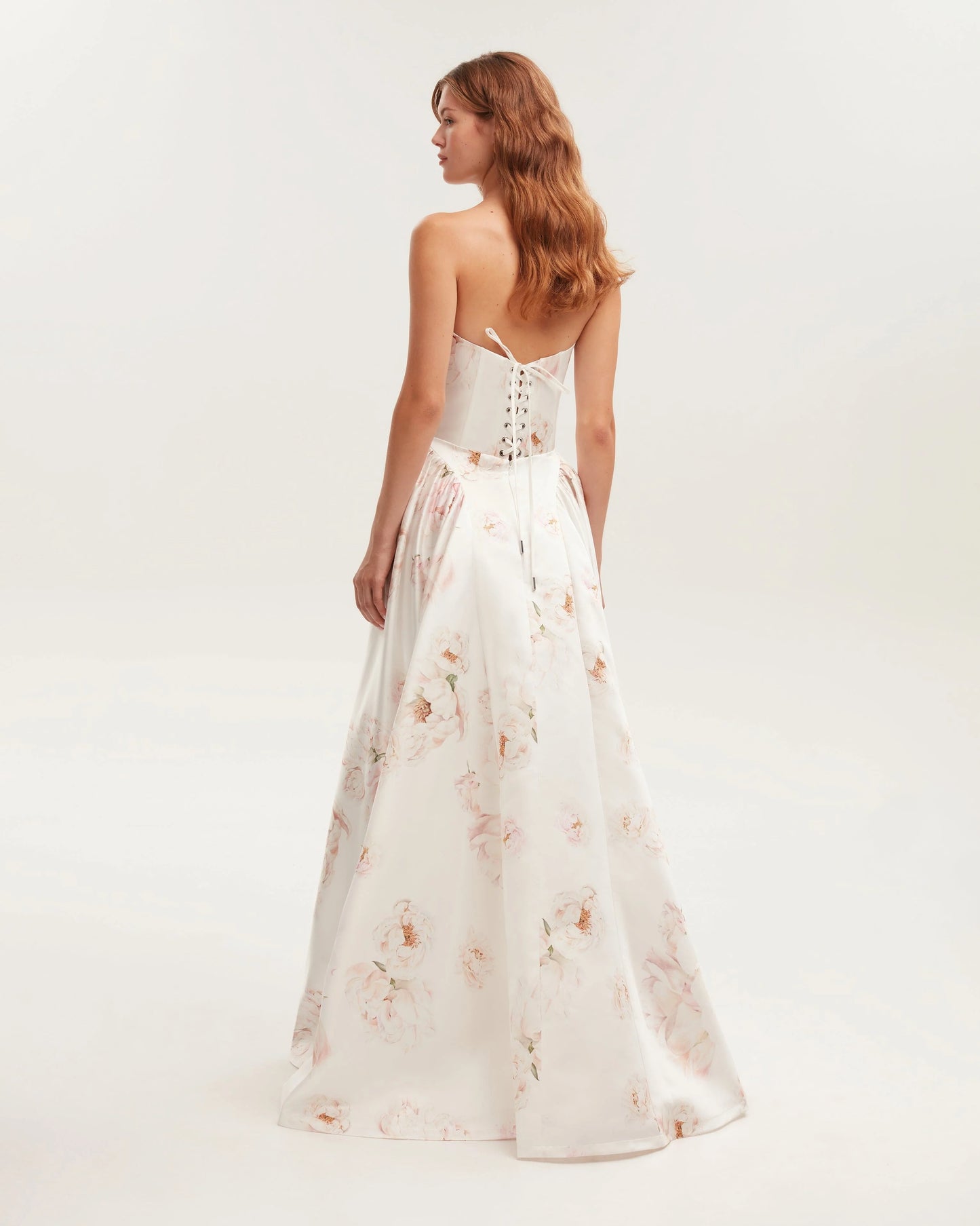 Peony Strapless Maxi Dress