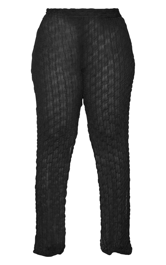 Mesh Straight Leg Pants