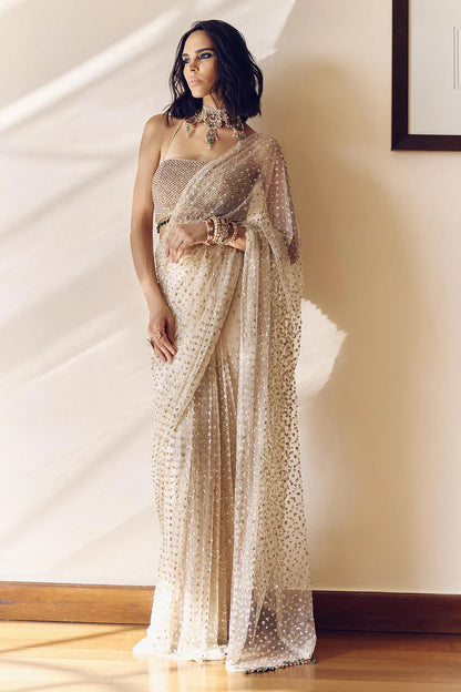 Aurora Gleam Saree
