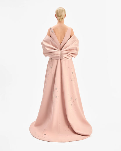 Celestial Dew V-Neck Dress