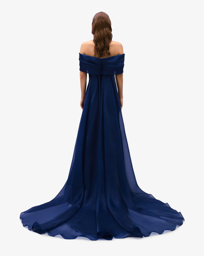 Wing Draped Dress
