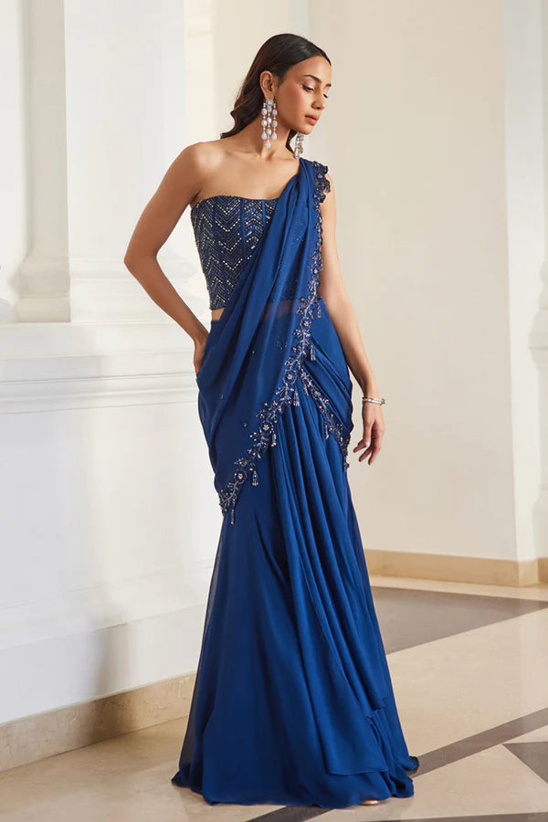 Velora Luxe Drape Saree
