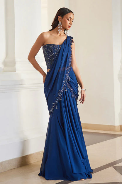 Velora Luxe Drape Saree