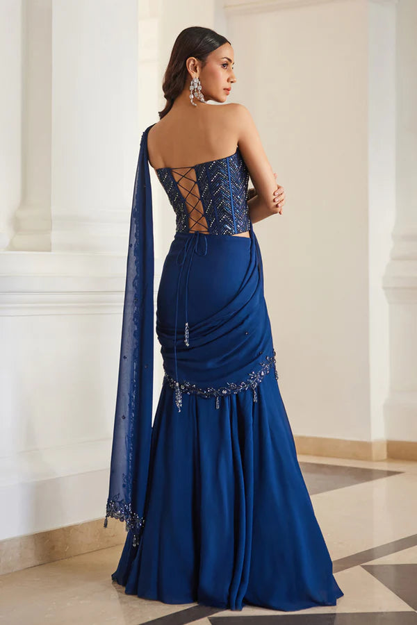 Velora Luxe Drape Saree