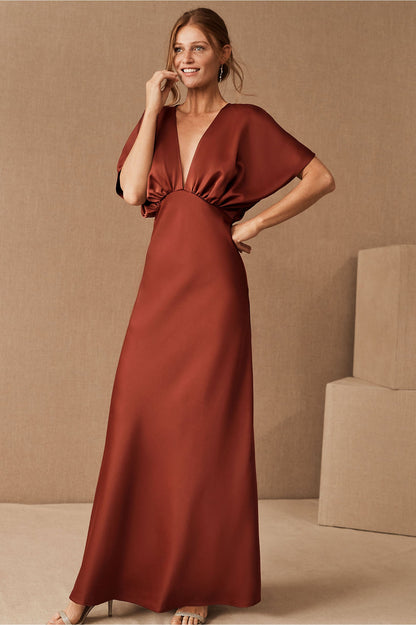 Satin Maxi Dress