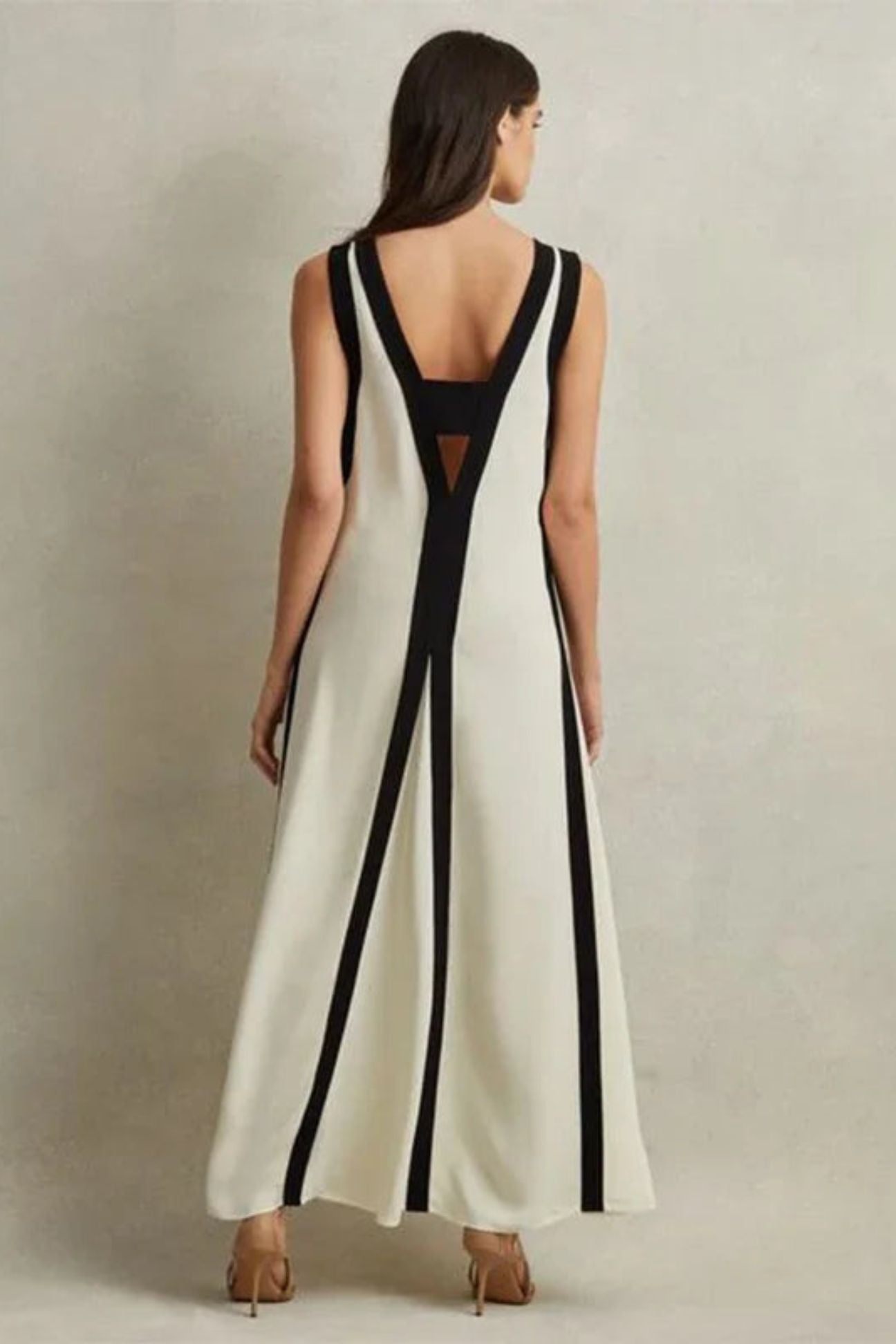 Tuxedo Maxi Dress