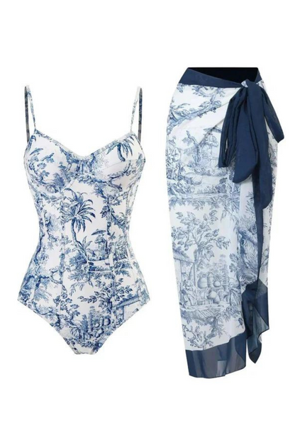 Athens monokini with Sarong