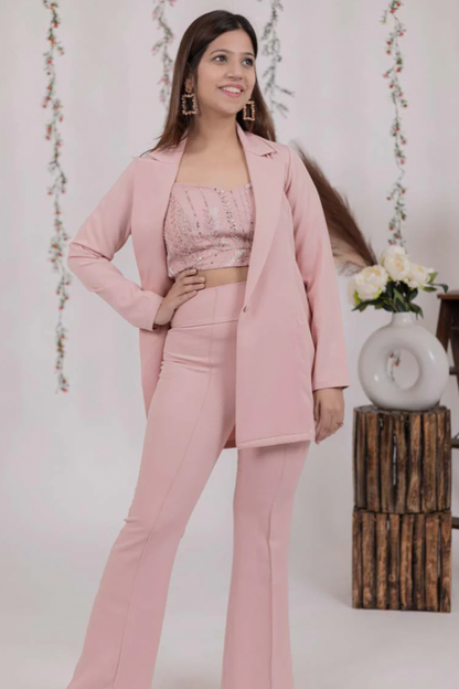 Boss Babe Peach Co-ord Set