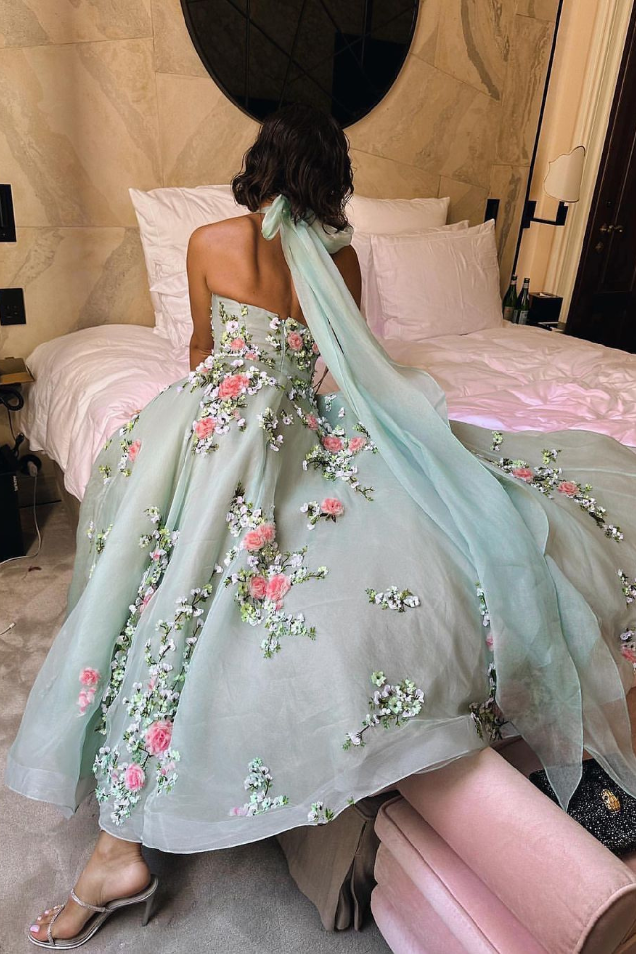 Floral Elegance Gown