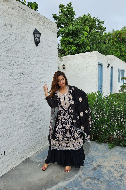 Desi Dazzle Black Kurta Set