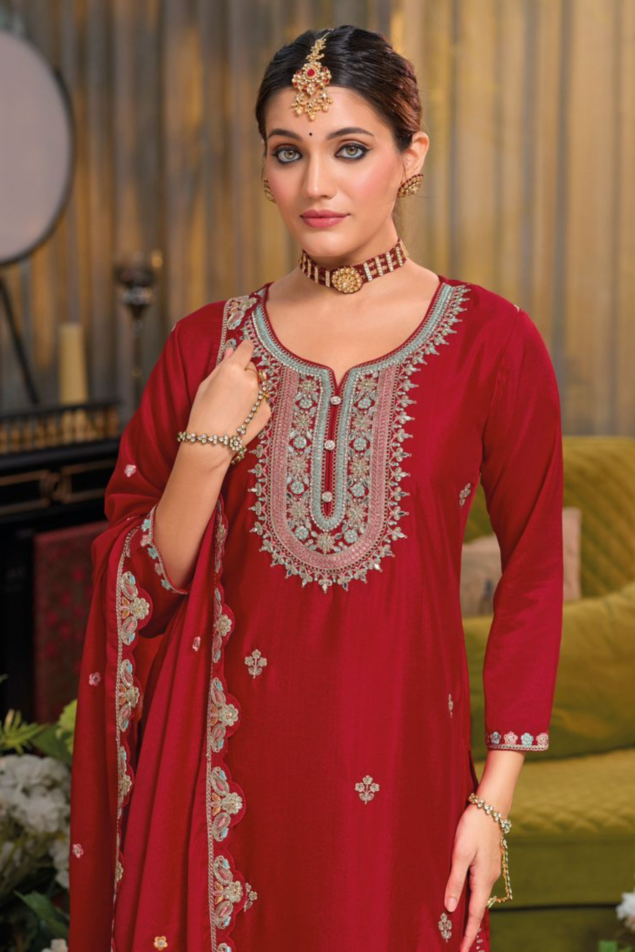 Safroon Kurta Set