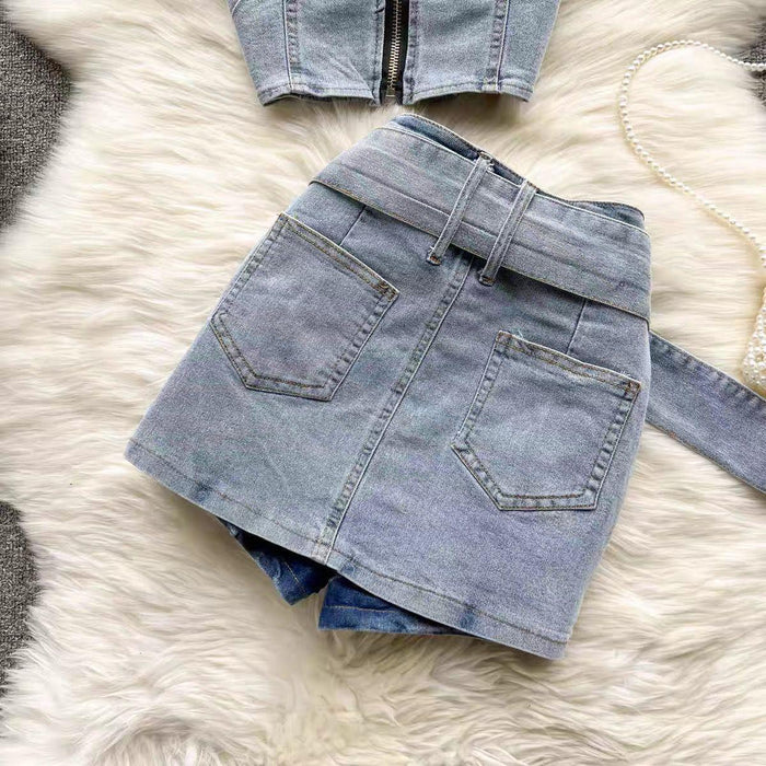 Blue Jean Co-Ord Set